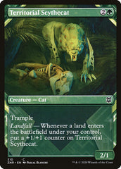 Territorial Scythecat (Showcase) [Zendikar Rising] | Gear Gaming Bentonville