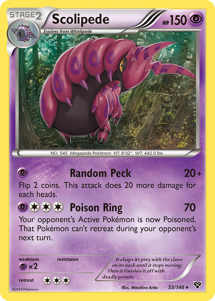 Scolipede (53/146) [XY: Base Set] | Gear Gaming Bentonville