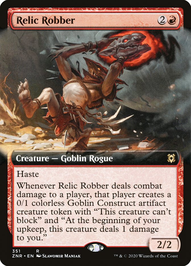 Relic Robber (Extended Art) [Zendikar Rising] | Gear Gaming Bentonville