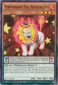 Performapal Fire Mufflerlion [Star Pack ARC-V] [SP15-EN024] | Gear Gaming Bentonville