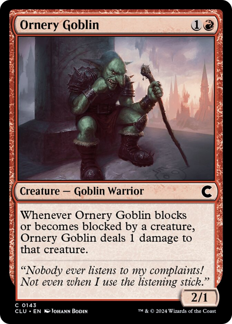 Ornery Goblin [Ravnica: Clue Edition] | Gear Gaming Bentonville