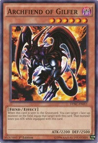 Archfiend of Gilfer [Duelist Pack: Battle City] [DPBC-EN011] | Gear Gaming Bentonville