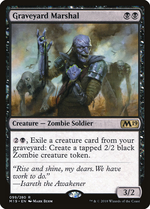 Graveyard Marshal [Core Set 2019] | Gear Gaming Bentonville