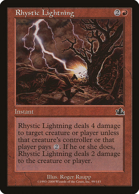 Rhystic Lightning [Prophecy] | Gear Gaming Bentonville