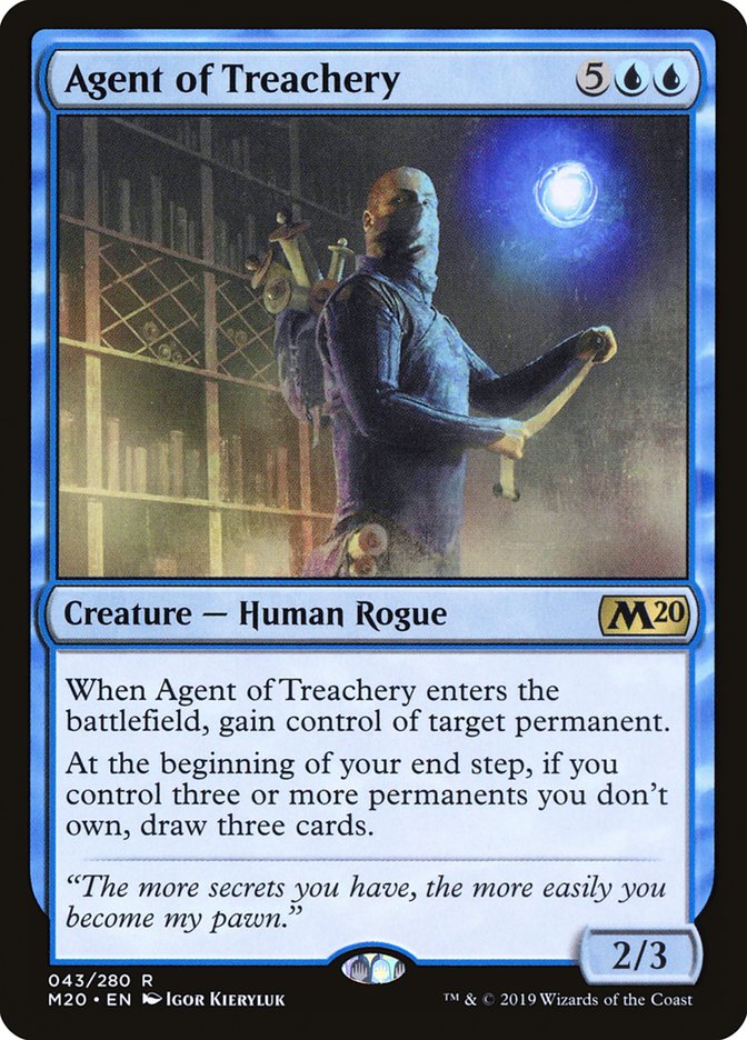 Agent of Treachery [Core Set 2020] | Gear Gaming Bentonville