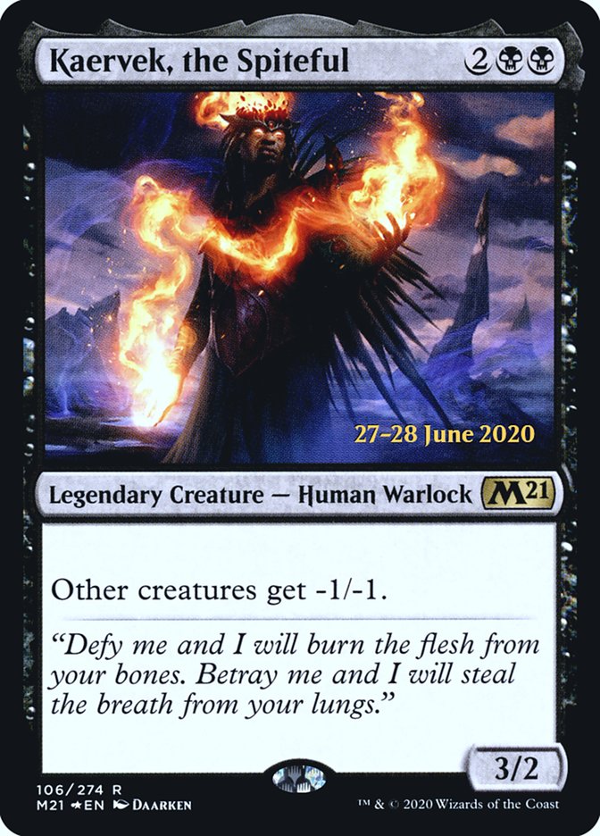 Kaervek, the Spiteful  [Core Set 2021 Prerelease Promos] | Gear Gaming Bentonville