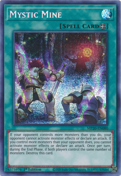 Mystic Mine [MP20-EN080] Prismatic Secret Rare | Gear Gaming Bentonville