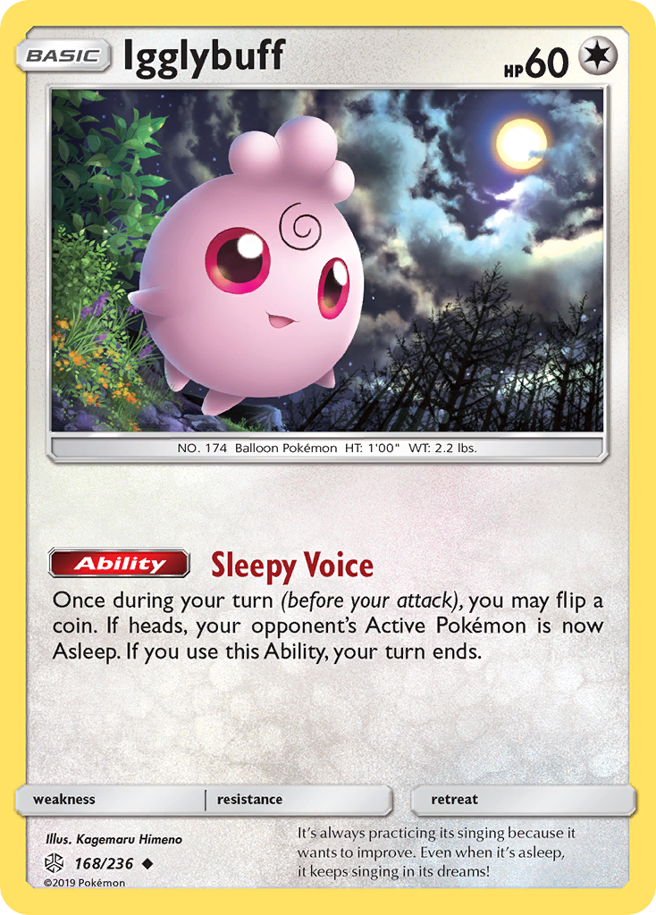 Igglybuff (168/236) [Sun & Moon: Cosmic Eclipse] | Gear Gaming Bentonville