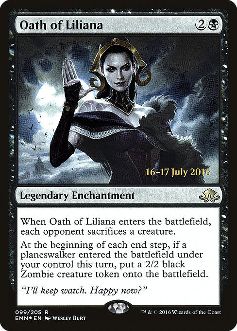 Oath of Liliana [Prerelease Cards] | Gear Gaming Bentonville