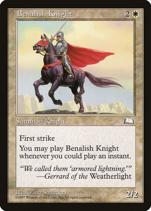 Benalish Knight [Weatherlight] | Gear Gaming Bentonville