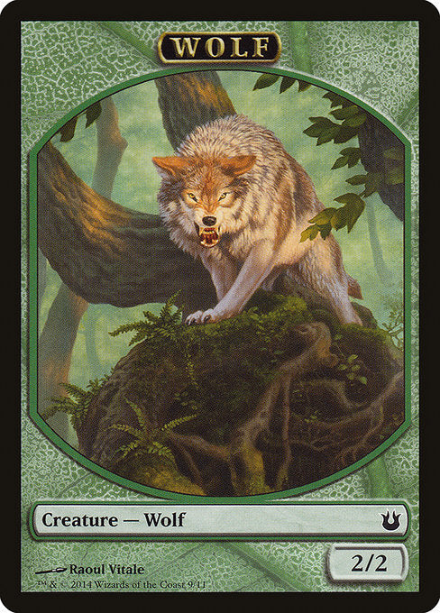 Wolf Token [Born of the Gods] | Gear Gaming Bentonville