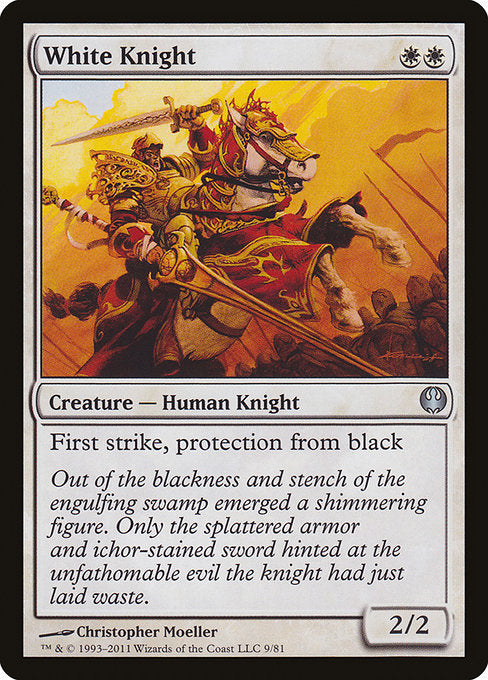 White Knight [Duel Decks: Knights vs. Dragons] | Gear Gaming Bentonville