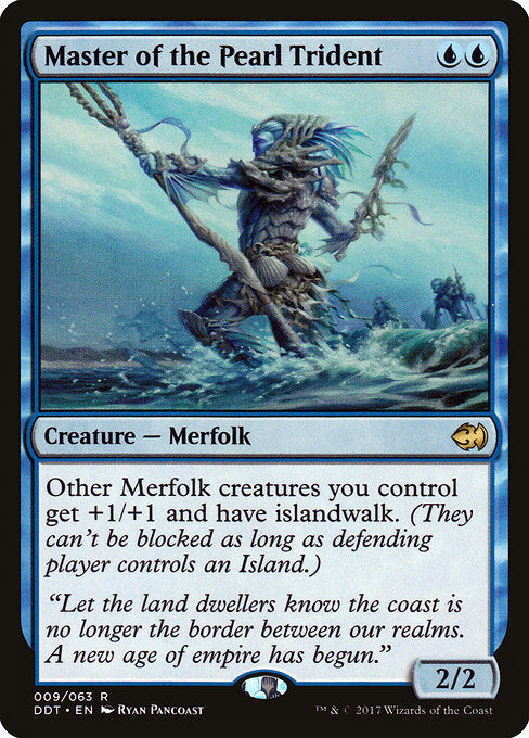 Master of the Pearl Trident [Duel Decks: Merfolk vs. Goblins] | Gear Gaming Bentonville