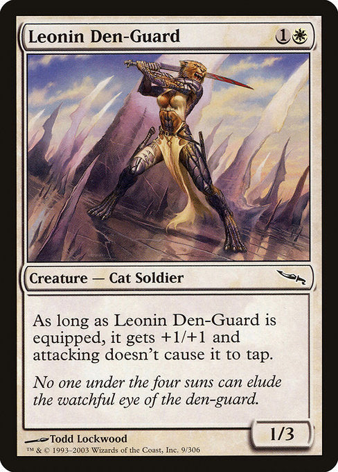 Leonin Den-Guard [Mirrodin] | Gear Gaming Bentonville