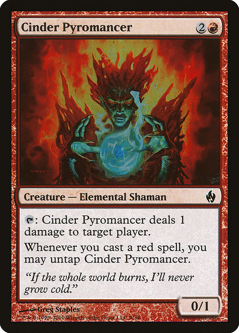 Cinder Pyromancer [Premium Deck Series: Fire and Lightning] | Gear Gaming Bentonville