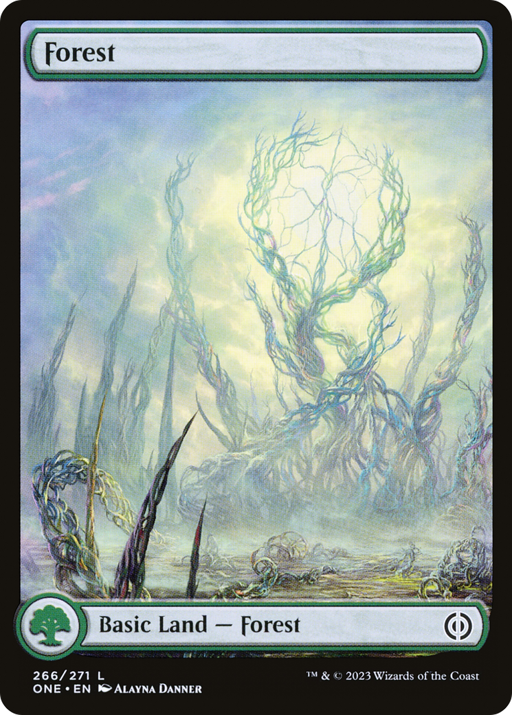 Forest (266) (Full-Art) [Phyrexia: All Will Be One] | Gear Gaming Bentonville