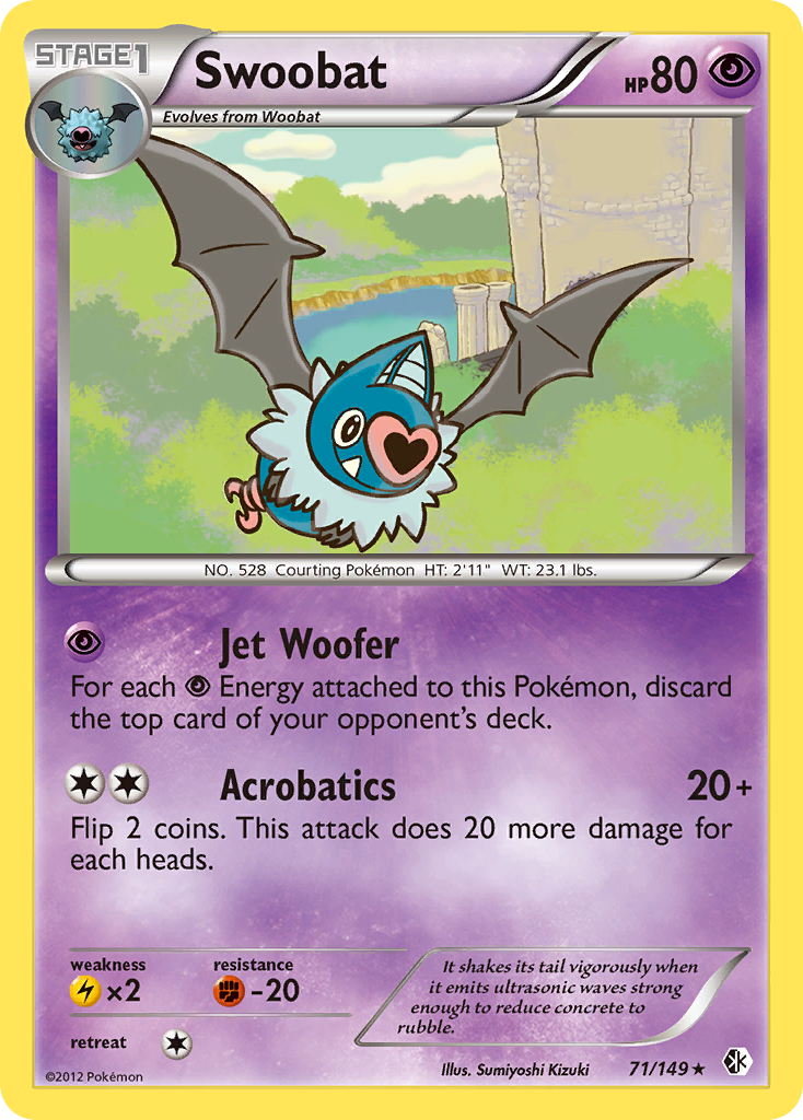 Swoobat (71/149) [Black & White: Boundaries Crossed] | Gear Gaming Bentonville