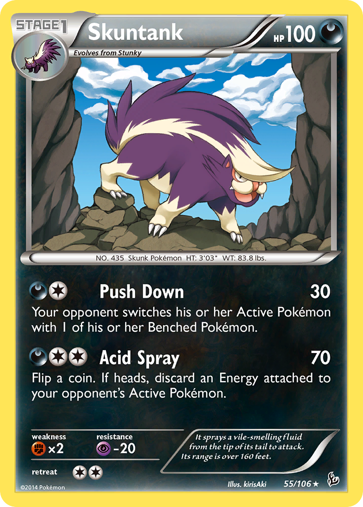 Skuntank (55/106) [XY: Flashfire] | Gear Gaming Bentonville