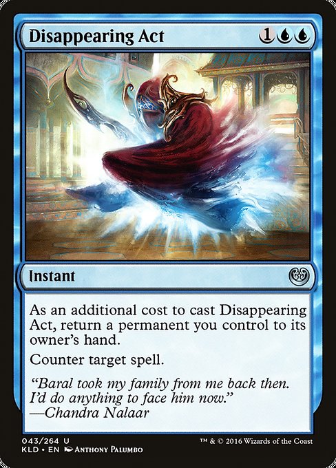 Disappearing Act [Kaladesh] | Gear Gaming Bentonville