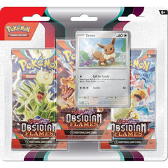 Scarlet & Violet: Obsidian Flames - 3-Pack Blisters (Eevee) | Gear Gaming Bentonville