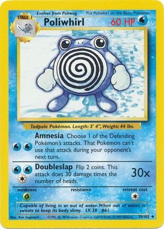 Poliwhirl (38/102) [Base Set Unlimited] | Gear Gaming Bentonville