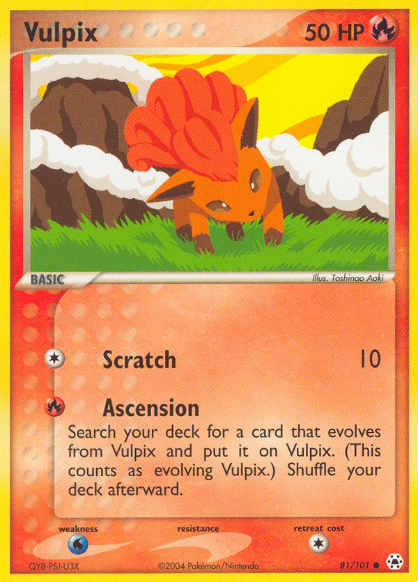 Vulpix (81/101) [EX: Hidden Legends] | Gear Gaming Bentonville