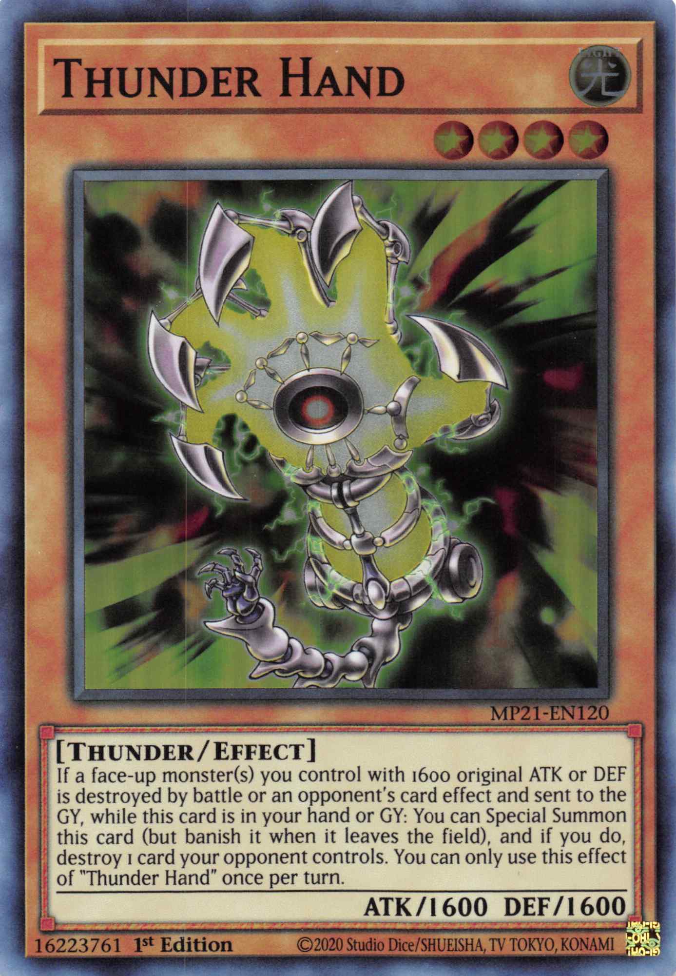 Thunder Hand [MP21-EN120] Super Rare | Gear Gaming Bentonville