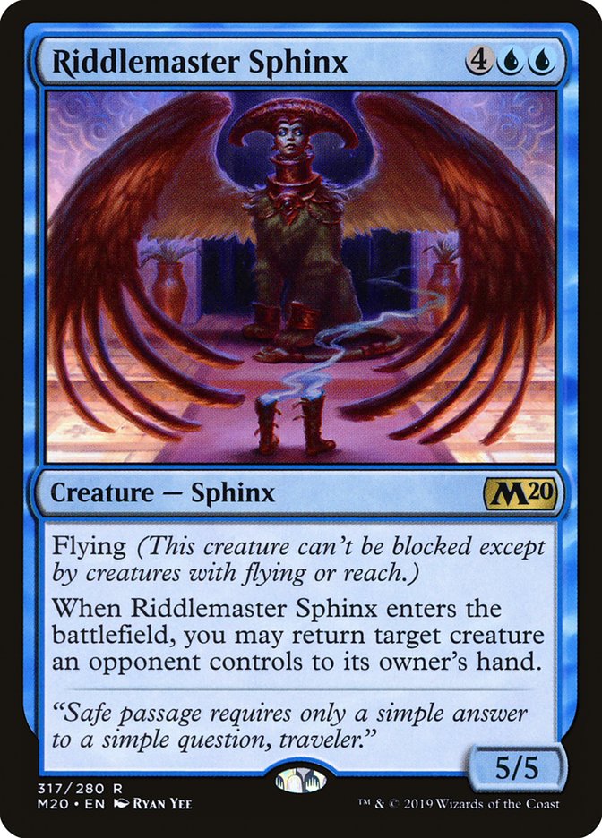 Riddlemaster Sphinx [Core Set 2020] | Gear Gaming Bentonville