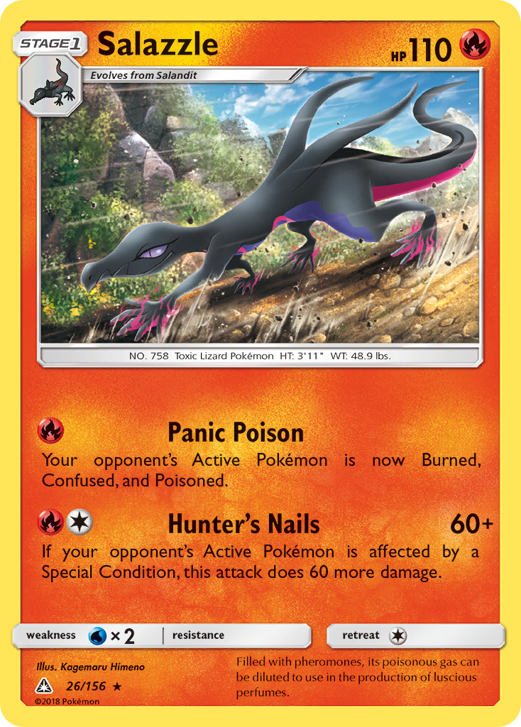 Salazzle (26/156) [Sun & Moon: Ultra Prism] | Gear Gaming Bentonville