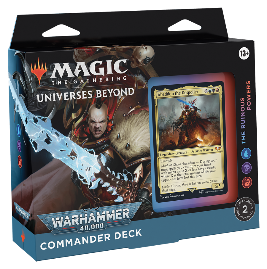 Universes Beyond: Warhammer 40,000 - Commander Deck (The Ruinous Powers) | Gear Gaming Bentonville