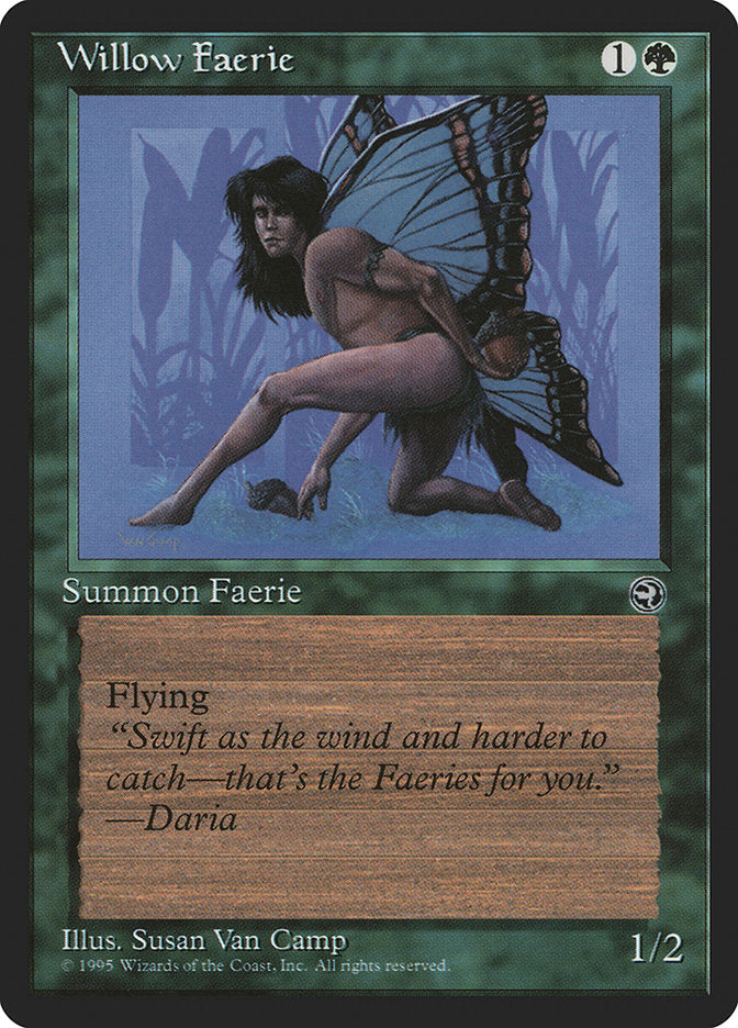 Willow Faerie (Daria Flavor Text) [Homelands] | Gear Gaming Bentonville