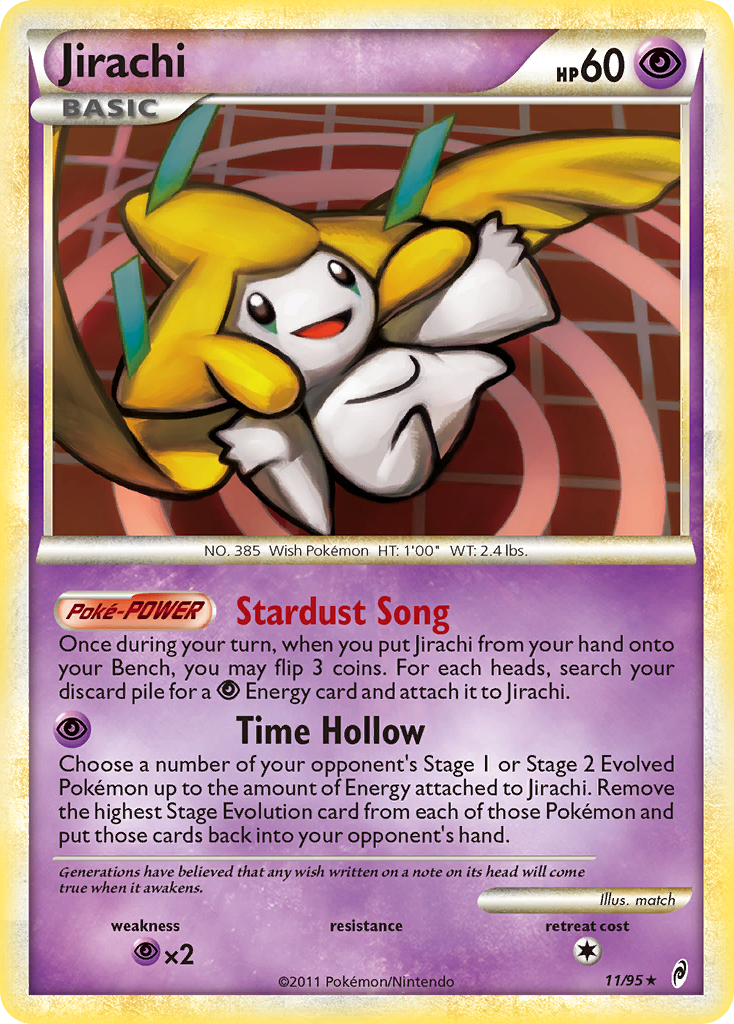 Jirachi (11/95) [HeartGold & SoulSilver: Call of Legends] | Gear Gaming Bentonville