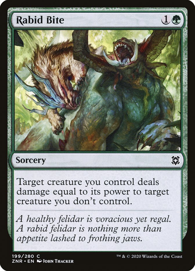 Rabid Bite [Zendikar Rising] | Gear Gaming Bentonville