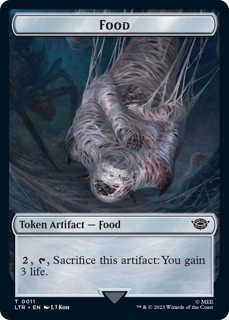 Food (11) // Spirit Double-Sided Token [The Lord of the Rings: Tales of Middle-Earth Tokens] | Gear Gaming Bentonville