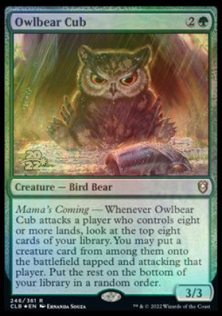 Owlbear Cub [Commander Legends: Battle for Baldur's Gate Prerelease Promos] | Gear Gaming Bentonville