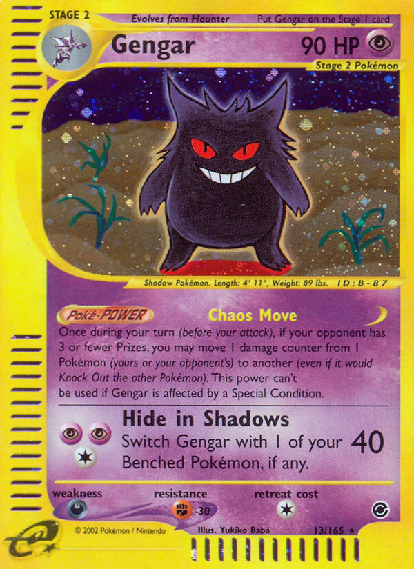 Gengar (13/165) [Expedition: Base Set] | Gear Gaming Bentonville