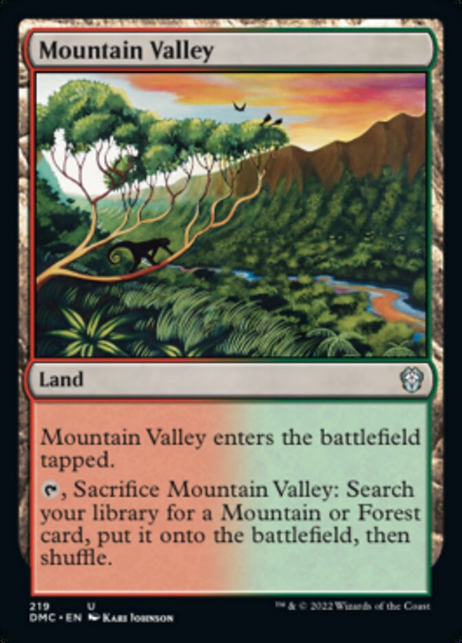 Mountain Valley [Dominaria United Commander] | Gear Gaming Bentonville