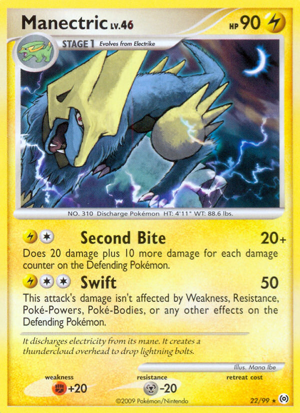 Manectric (22/99) [Platinum: Arceus] | Gear Gaming Bentonville