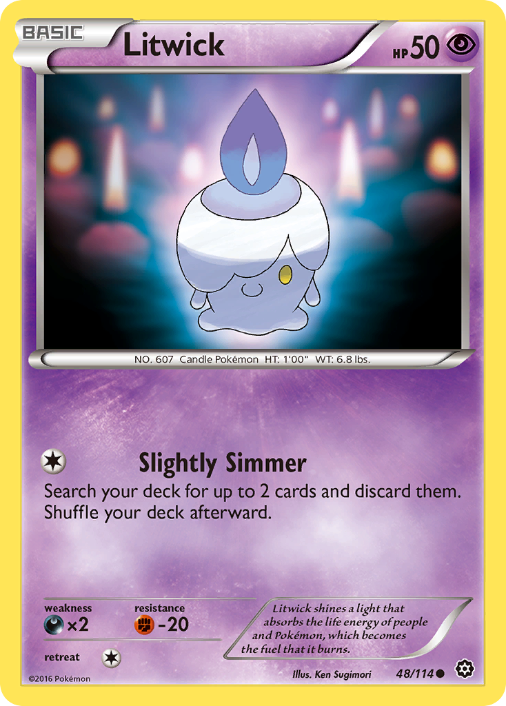 Litwick (48/114) [XY: Steam Siege] | Gear Gaming Bentonville