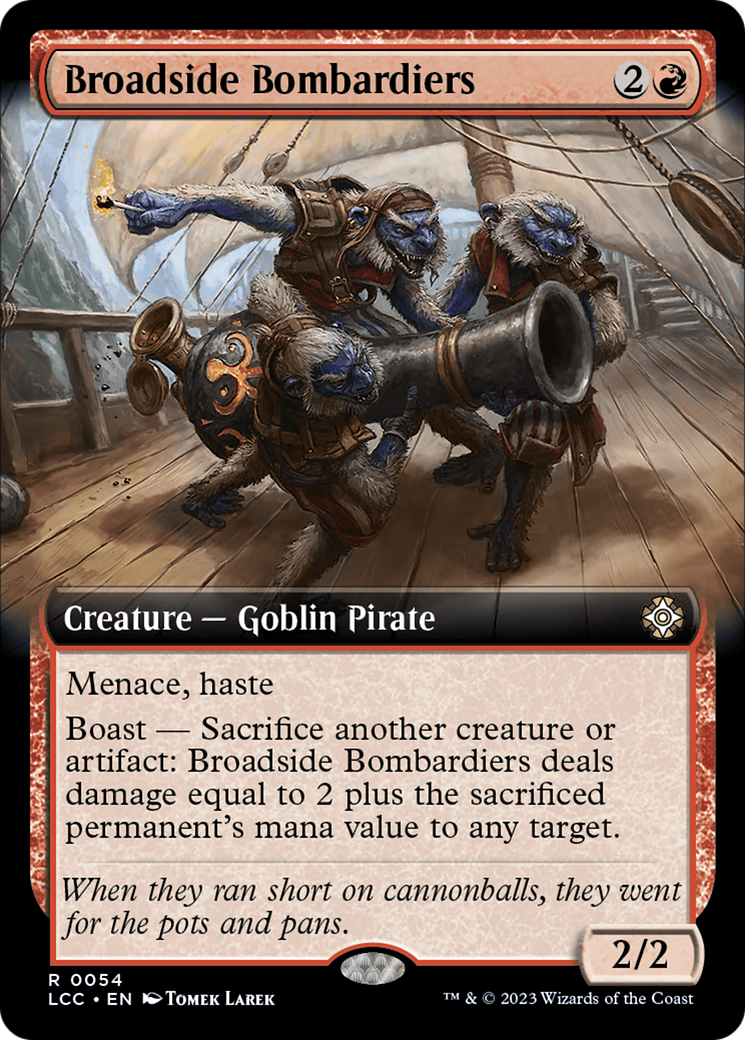 Broadside Bombardiers (Extended Art) [The Lost Caverns of Ixalan Commander] | Gear Gaming Bentonville