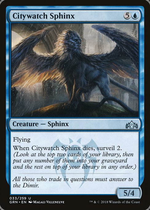 Citywatch Sphinx [Guilds of Ravnica] | Gear Gaming Bentonville