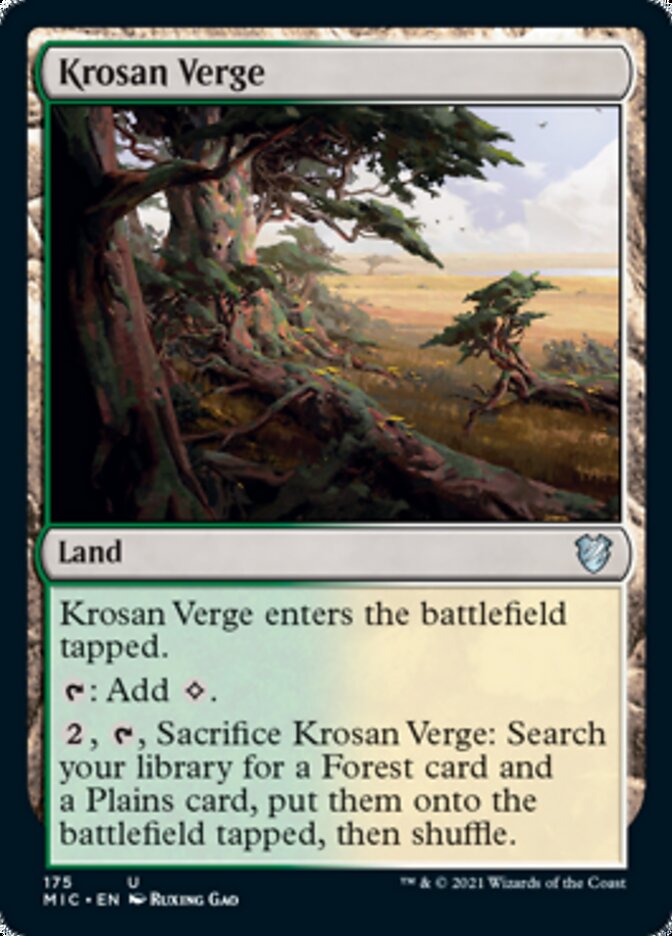 Krosan Verge [Innistrad: Midnight Hunt Commander] | Gear Gaming Bentonville