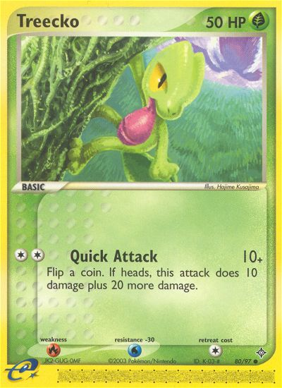 Treecko (80/97) [EX: Dragon] | Gear Gaming Bentonville