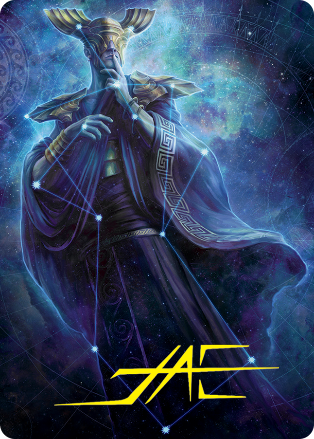 Atris, Oracle of Half-Truths Art Card (Gold-Stamped Signature) [March of the Machine Art Series] | Gear Gaming Bentonville