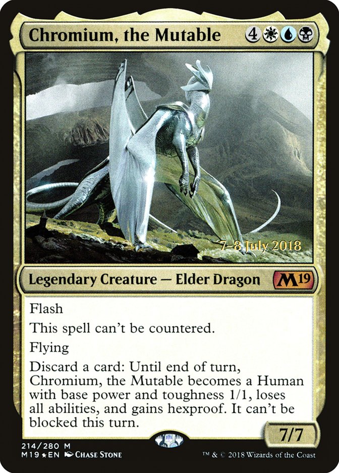 Chromium, the Mutable  [Core Set 2019 Prerelease Promos] | Gear Gaming Bentonville