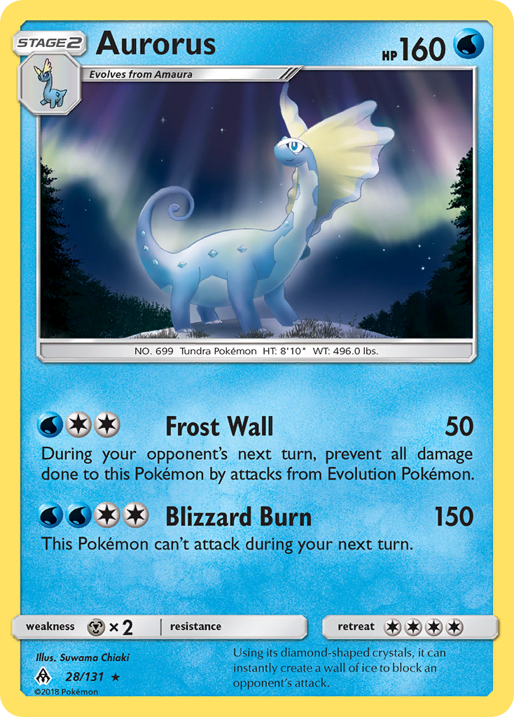 Aurorus (28/131) [Sun & Moon: Forbidden Light] | Gear Gaming Bentonville