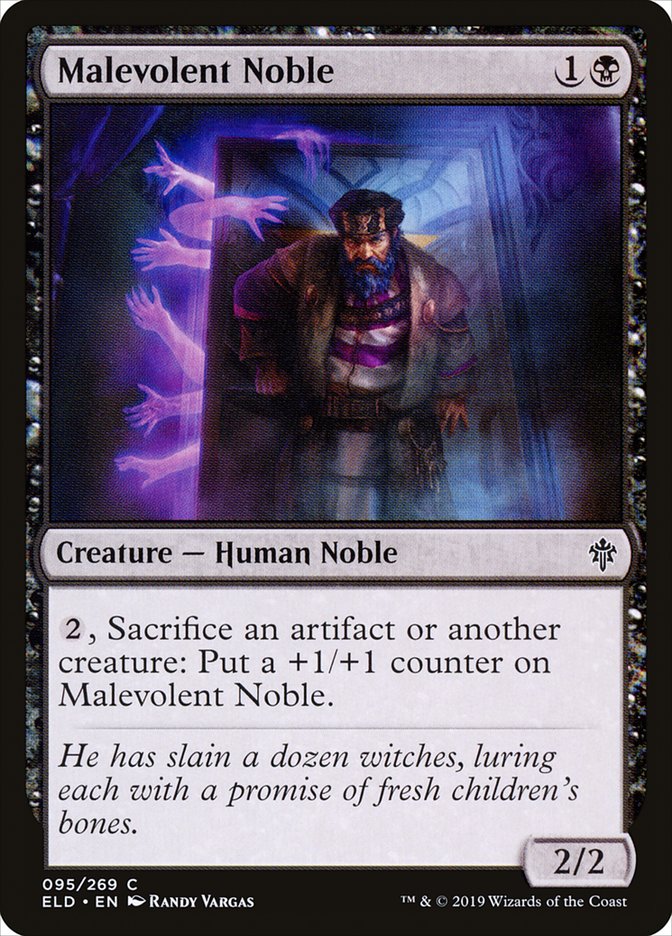 Malevolent Noble [Throne of Eldraine] | Gear Gaming Bentonville