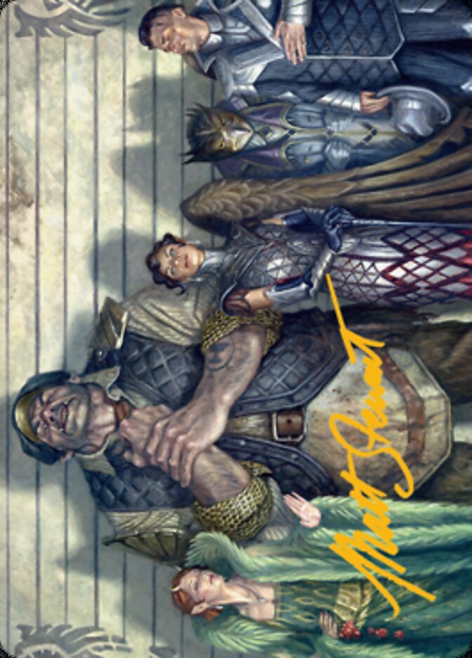 Rogues' Gallery Art Card (Gold-Stamped Signature) [Streets of New Capenna Art Series] | Gear Gaming Bentonville