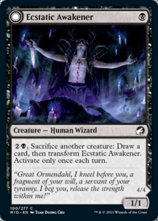 Ecstatic Awakener // Awoken Demon [Innistrad: Midnight Hunt] | Gear Gaming Bentonville