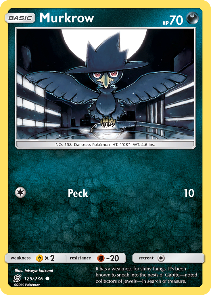 Murkrow (129/236) [Sun & Moon: Unified Minds] | Gear Gaming Bentonville